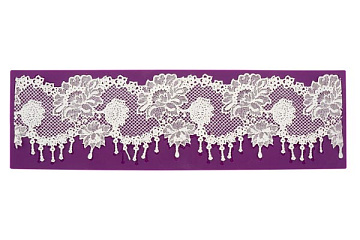 Silicone mat, Floral lace #04