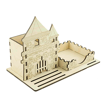 Desk organizer DIY kit "Fairytale castle", #03