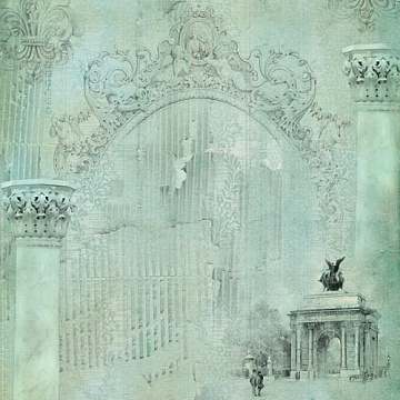 Sheet of double-sided paper for scrapbooking Family Heritage #1098-2 30,5х30,5