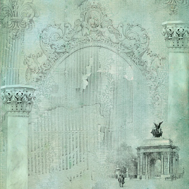 лист двусторонней бумаги для скрапбукинга family heritage #1098-2 30,5х30,5 см