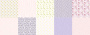 Double-sided scrapbooking paper set My little baby girl 8”x8”, 10 sheets - 0
