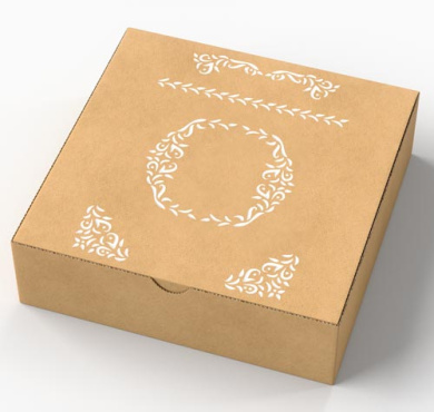 трафарет многоразовый 15x20см набор орнаментов #261 фабрика декору - 2