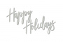 Чипборд Happy Holidays 10х20 см #460