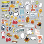 Set of die cuts Cool Teens, 65pcs - 0