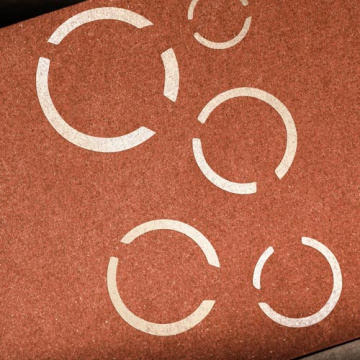 Stencil for crafts 15x20cm "Assorted rings" #087 - 2