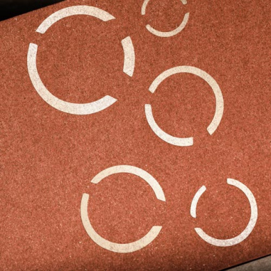 трафарет многоразовый 15x20см кольца ассорти #087 фабрика декору - 2