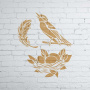 Stencil for crafts 15x20cm "Bird and nest" #316 - 1