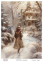 Decoupage card #0598, 21x29,7 cm