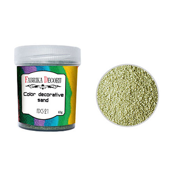 Colored sand Green bossage 40 ml