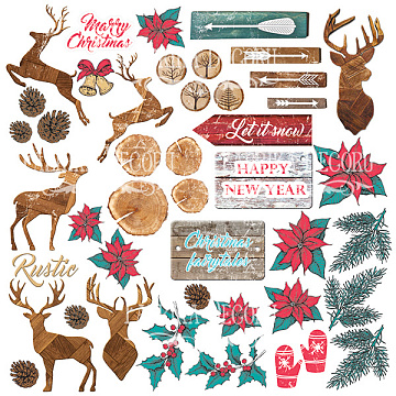 Sheet of images for cutting. Collection "Christmas fairytales"