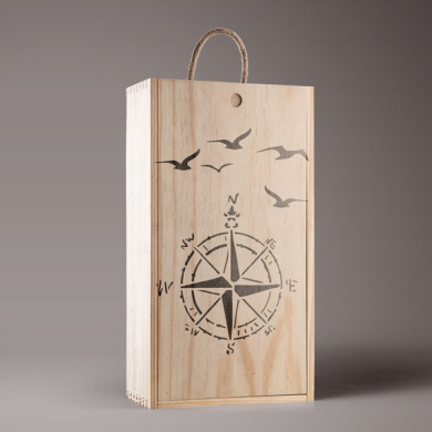 трафарет многоразовый xl (30х21см), роза ветров #082 фабрика декору - 2