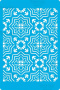 Stencil for crafts 15x20cm "Byzantine background style" #320