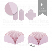 Набор картонных заготовок #010 color_Shabby pink-light pink Набор картонных заготовок #010 color_Shabby pink-light pink