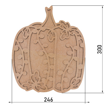  Art board Pumpkin #14 24,6х30 cm - 2
