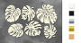 набор чипбордов botany exotic 10х15 см #718 