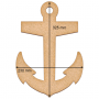 Art board Anchor, 23cm х 32,5cm - 0