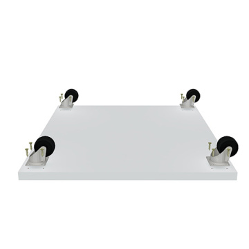 Mobile platform for cabinets, 400 x 400 x 16mm, color White - 2