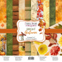 Doppelseitiges Scrapbooking-Papierset Bright Autumn, 20 cm x 20 cm, 10 Blätter