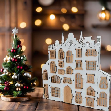 Advent Calendar “Jolly Castle”, for 24 cells, DIY Kit #417 - 2