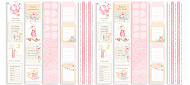 набор полос с картинками для декорирования dreamy baby girl 5 шт 5х30,5 см