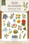 Set of die cuts Summer botanical story, 58 pcs - 0