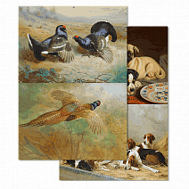 животные и птицы фабрика декору