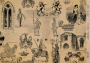 декупажная карта на крафт бумаге 21x29,7см, "pages from the past", #00121 фабрика декору декупажная карта на крафт бумаге 21x29,7см, "pages from the past", #00121 фабрика декору