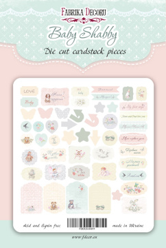 Set of die cuts Baby Shabby, 50 pcs - 2