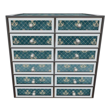 Large desk organizer with 12 drawers, for stationery, accessories, supplies, #428 - 2