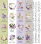 Double-sided scrapbooking paper set Floral Sentiments 12” x 12" (30.5cm x 30.5cm), 10 sheets - 12