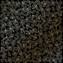 Sheet of single-sided paper with gold foil embossing, pattern "Golden Rose leaves, color Black"