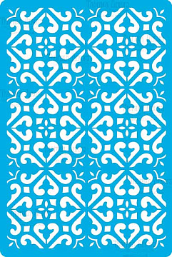 Stencil for crafts 15x20cm "Byzantine mini background style" #319