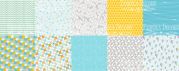 набор двусторонней бумаги для скрапбукинга my tiny sparrow boy, 30,5 x 30,5 см, 10 листов - 2