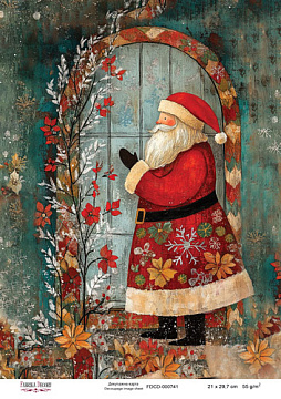 Decoupage card «Christmas Tale» #000741, 21cm x 29,7cm