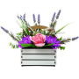 Seifenblumen-Bouquet „Lavendel-Inspiration“, 150 x 150 x 200 mm
