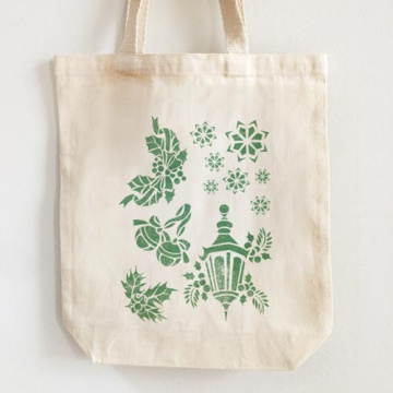 Stencil for crafts 15x20cm "Good New Year spirit" #301 - 2