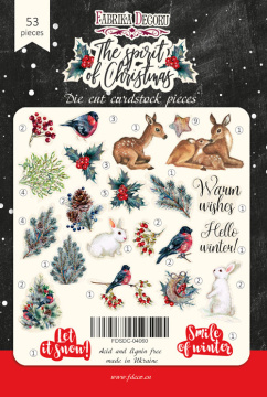 Set of die cuts The spirit of Christmas, 53 pcs - 2