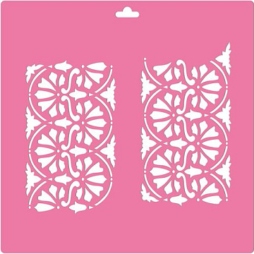 Schablone für Dekoration XL-Größe (30*30cm), Chrysanthemenstrauß #001