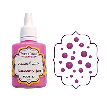 Liquid enamel dots Raspberry jam 30 ml