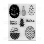 Silicone stamps set 8pcs Size 9cm х 12сm