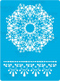 Stencil for crafts 15x20cm "Delicate lace 1" #184