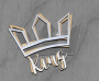 Mega shaker dimension set, 15cm x 15cm, Figured frame King's Crown - 1