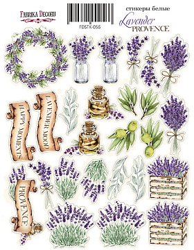 Aufkleberset #056, "Lavendel Provence"
