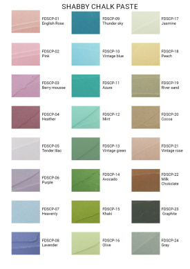 меловая паста shabby chalk paste оливка 150 мл фабрика декору - 2