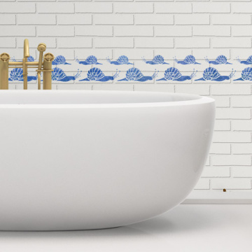 Stencil for decoration XL size (30*30cm), Snails and butterflies #043 - 2