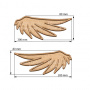  Art board Angel wings mini 20х8 cm - 0