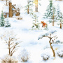 Zestaw papieru do scrapbookingu Country winter, 20x20cm