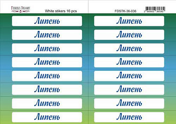 Set mit Aufklebern für Tagebücher und Planer #36-036