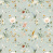 лист двусторонней бумаги для скрапбукинга miracle flowers #63-02 30,5х30,5 см