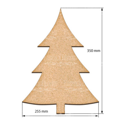  Art board Pine tree 25,5х35 cm - 2